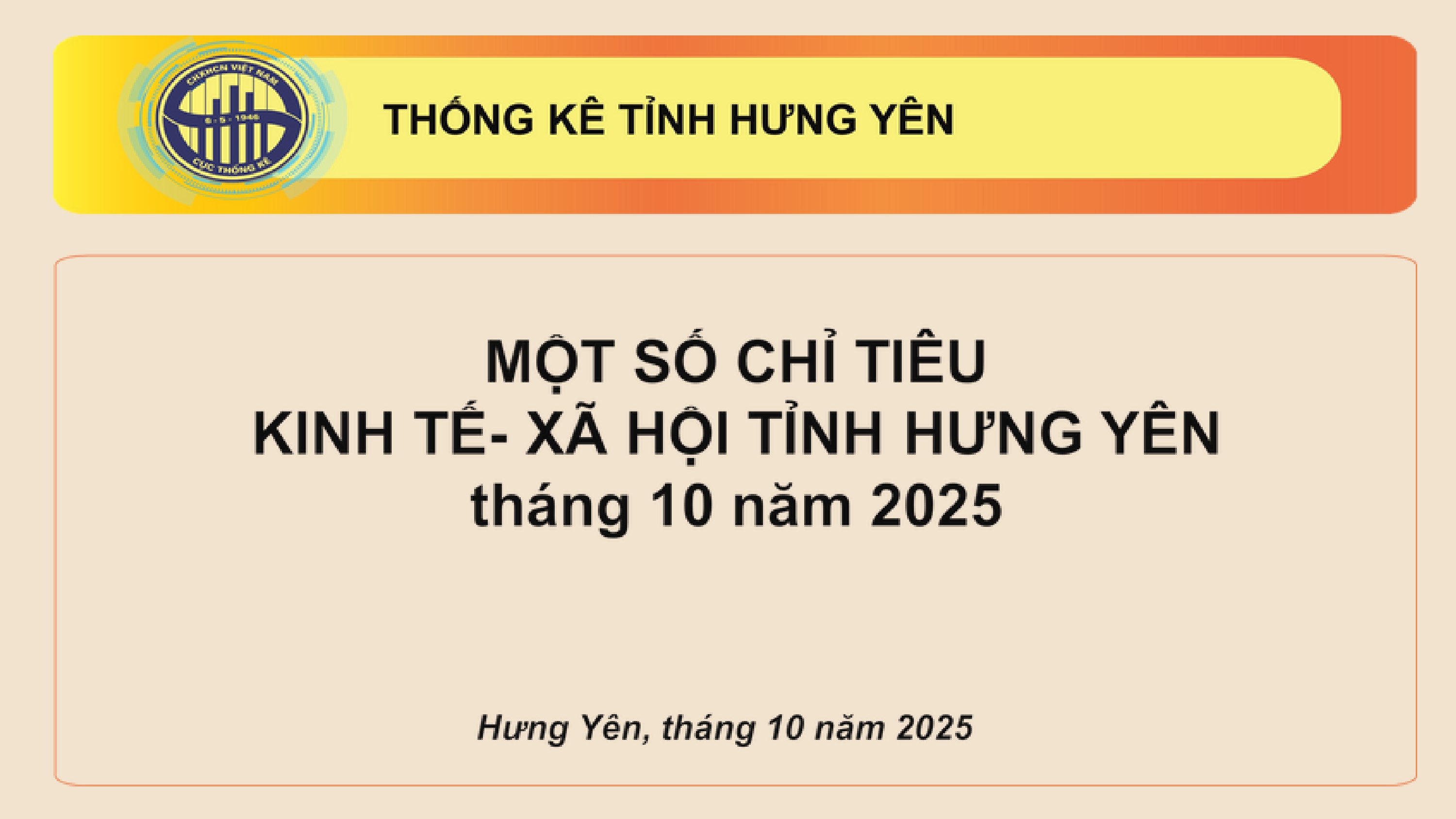 INFOGRAPHIC: KT-XH TỈNH HƯNG YÊN THÁNG 10 NĂM 2025